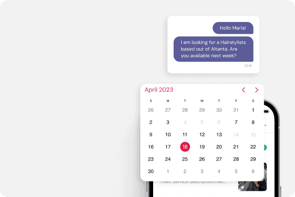 Online booking preview