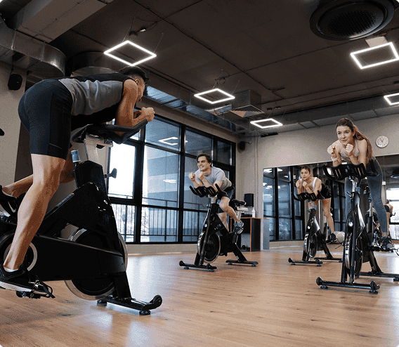Fitness training session