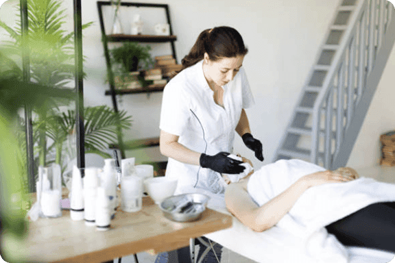 Skin care treatment session