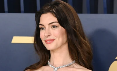 Anne Hathaway Is a Totally New Woman With a Faux Pixie and Dark Makeup